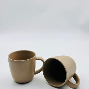 Matte Sand Beige Ceramic Coffee Mug