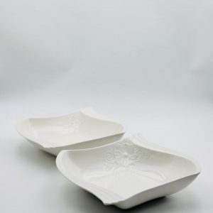 Elegant Square Ceramic Serving Dish