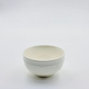 Classic Embossed Ceramic Serving Bowl 12CM