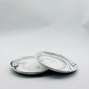 Marble Design Ceramic Side Plate