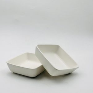 Mini Ceramic Square Serving Dish – Multipurpose Snack Bowl 16CM
