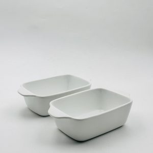 Ceramic Baking Dish with Handles – Rectangular Oven Dish 17CM x 12CM