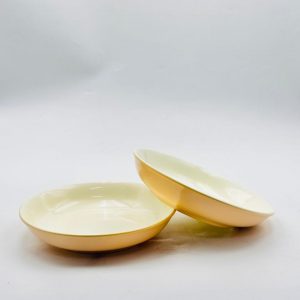 Ceramic Side Plate – Cream Gloss Finish 20CM