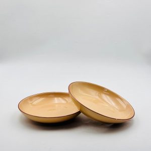 Classic Ceramic Soup Plate – Beige 20CM