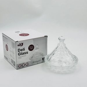 Deli Glass Tagine Sugar Bowl with Lid