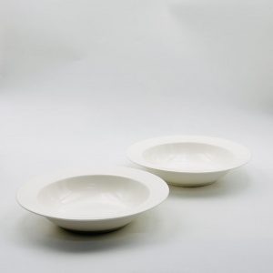Classic Wide-Rim Ceramic Soup/Pasta Bowl
