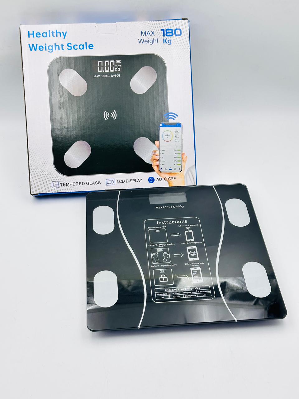 Smart Digital Body Weight Scale, 180kg