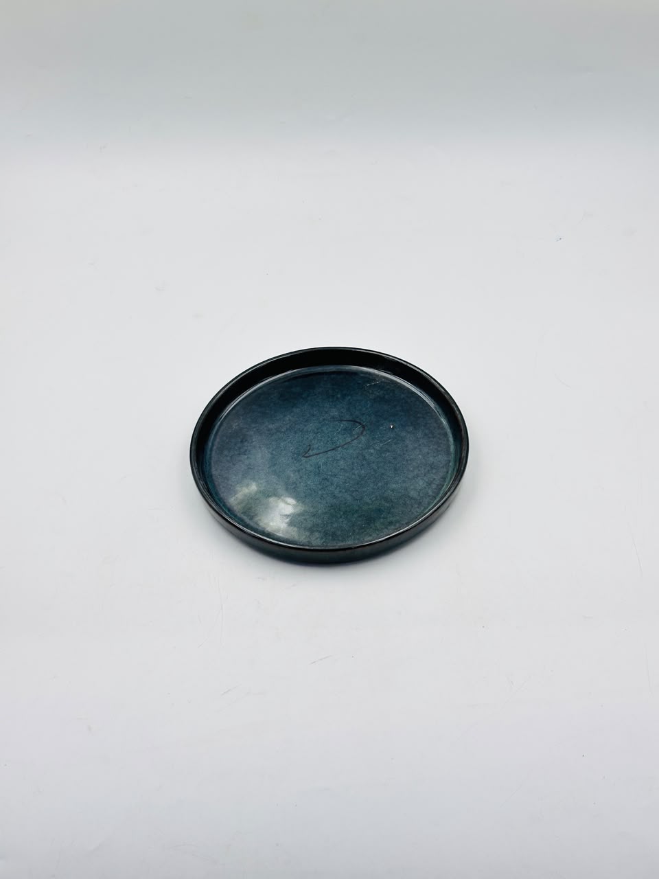 Dark Blue Ceramic Plate, photograph 2